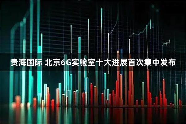 贵海国际 北京6G实验室十大进展首次集中发布