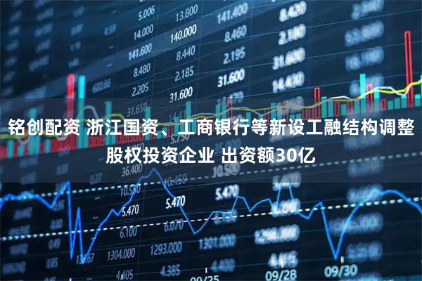 铭创配资 浙江国资、工商银行等新设工融结构调整股权投资企业 出资额30亿